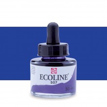 Royal Talens : Ecoline : Liquid Watercolour Ink : 30ml : Ultramarine Violet