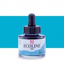 Royal Talens : Ecoline : Liquid Watercolour Ink : 30ml : Sky Blue Light