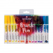 Royal Talens : Ecoline : Watercolour Brush Pen : Set of 30