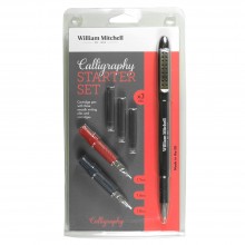 William Mitchell : Calligraphy : Calligraphy Starter Set : Cartridge Pen with Ink and Nibs
