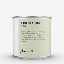 Jacksons Gloss Gel Medium: 250ml Öl Farbe Mittel
