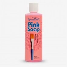 Speedball : Pink Soap : Brush Cleaner : 8oz (236ml)