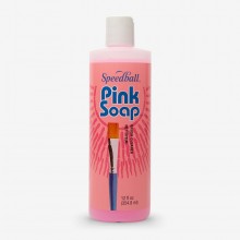 Speedball : Pink Soap : Brush Cleaner : 12oz (354ml)