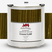 Michael Harding : Oil Paint : 1 Ltr : Green Gold