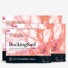 Bockingford : Watercolour Papers : White : Gummed Pads : Hot Pressed