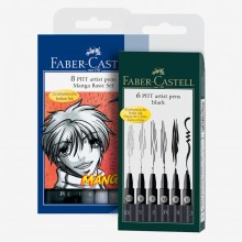 Faber-Castell Marker 8 Artist Pen Manga Basic Stifte Set 