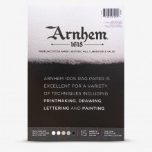 Arnhem : 1618 Paper Pad : Assorted Colors : 5x7in : 15 Sheets