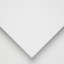 Halbmond Art Foam Board: White Multi laminiert: 10mm: 19.5x27.5 cm