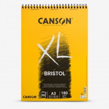 Canson : XL : Bristol : Spiral Pad : 180gsm : 50 Sheets : A3