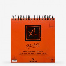 Canson : XL : Croquis : Spiral Pad : 90gsm : 120 Sheets : 30x30cm (Apx.12x12in)