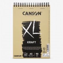 Canson : XL : Kraft : Spiral Pad : 90gsm : 40 Sheets : A5