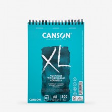 Canson : XL : Watercolour : Spiral Pad : 300gsm : 20 Sheets : A5 : Cold Pressed