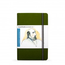 Hand Book Journal Company : Drawing Journal : 8.25x5.5in (Apx.21x14cm) : Portrait : Cadmium Green