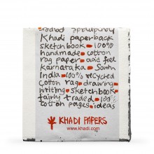 Khadi Handmade Aquarell Papier Pad 150gsm: rau: 30 Seiten 20x20cm