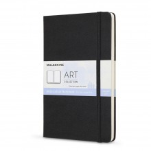 Moleskine : Art Collection : Watercolour Notebook : 200gsm : Hard Cover : 13x21cm (Apx.5x8in) : Black