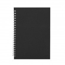 Pink Pig : Sketchbook : 150gsm : A4 : Black Cover : Portrait
