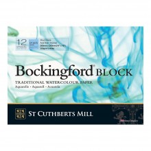 Bockingford : Block : 10x14in (Apx.25x36cm) : 300gsm : 12 Sheets : Not