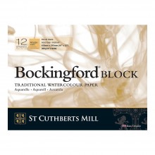 Bockingford : Block : 12x16in : 300gsm : 12 Sheets : Rough