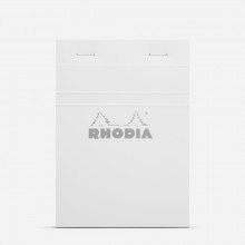 Rhodia : No.13 Basics Grid Pad : White Cover : 80 Sheets : A6