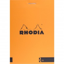 Rhodia : Basics Lined Pad : Orange Cover : 80 Sheets : 8.5x12cm (Apx.3x5in)