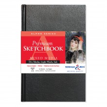 Stillman & Birn: Alpha Sketchbook 5,5 x 8,5 in Hardcover 150gsm - weißes Pergament