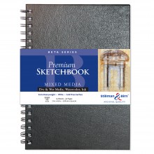 Stillman & Birn: Beta Sketchbook 7 x 10 in Spiralhefte 270gsm - natürliche weiße kalt Press/Rgh