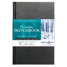 Stillman & Birn: Epsilon Sketchbook 5,5 x 8,5 in Hardcover 150gsm - natürliche weiß glatt