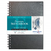 Stillman & Birn: Epsilon Sketchbook 7 x 10 in Spiralhefte 150gsm - natürliche weiß glatt