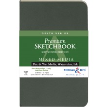 Stillman & Birn : Delta Softcover Sketchbook : 270gsm : Cold Press : 5.5x8.5in (22x14cm) : Portrait
