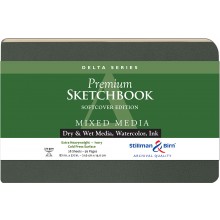 Stillman & Birn : Delta Softcover Sketchbook : 270gsm : Cold Press : 8.5x5.5in (14x22cm) : Landscape