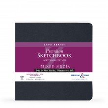 Stillman & Birn : Zeta Softcover Sketchbook : 270gsm : Smooth : 7.5x7.5in (19x19cm) : Square