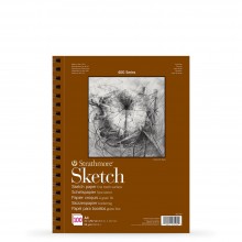Strathmore : 400 Series : Spiral Sketch Pad : 89gsm : 100 Sheets : A4