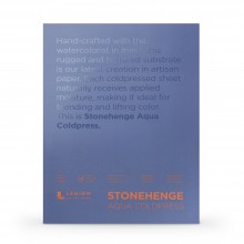 Stonehenge : Aqua Watercolour Paper Block : 140lb (300gsm) : 9x12in : Cold Pressed : Not