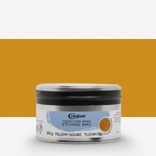 Caligo Safe Wash Radierung Tinte 500g Dose gelber Ocker