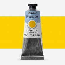 Caligo Safe Wash Radierung Tinte 75ml Tube Diarylide gelb