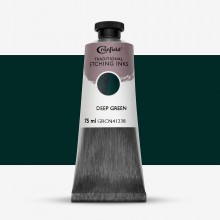Cranfield : Traditional Etching Ink : 75ml : Deep Green