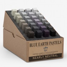 Blue Earth : Soft Pastel : 28 Stick Box Set : Nearly Neutral Cool
