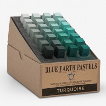 Blue Earth : Soft Pastel : 28 Stick Box Set : Turquoise