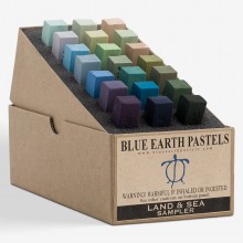 Blue Earth : Soft Pastel : Land and Sea Sampler : Set of 21 : 1 Per Order