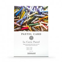 Sennelier Soft Pastel Card (feinem Sandpapier Körnung) Pad 32x24cm 12 Blatt 6 verschiedenen Farben 360gs