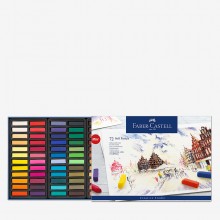 Faber Castell: Square Soft Pastel halbe Sticks: Kiste 72 farbig sortiert