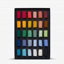 Unison Soft Pastels: Satz von 30 halbe Sticks