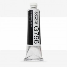Holbein : Artists' : Gouache Paint : 60ml : Permanent White (G796)