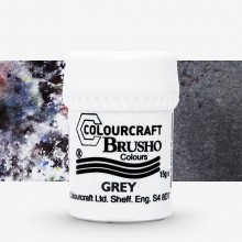 Brusho : Crystal Colours : Powder Paint : 15g : Grey