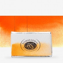 Roman Szmal : Aquarius : Watercolour Paint : Full Pan : Chrome Orange (Hue)