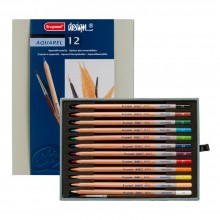Bruynzeel : Design : Aquarel Pencil : Box of 12 : Assorted Colours
