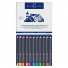 Faber-Castell : Goldfaber Colour Pencils : Metal Tin Set of 24