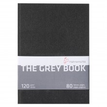 Hahnemuhle : The Grey Book : Sketchbook : 120gsm : 40 Sheets : A4