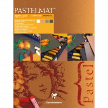 Claire Fontaine: Orange Label Pastelmat Pad 30x40cm: 12 Blatt-360gsm