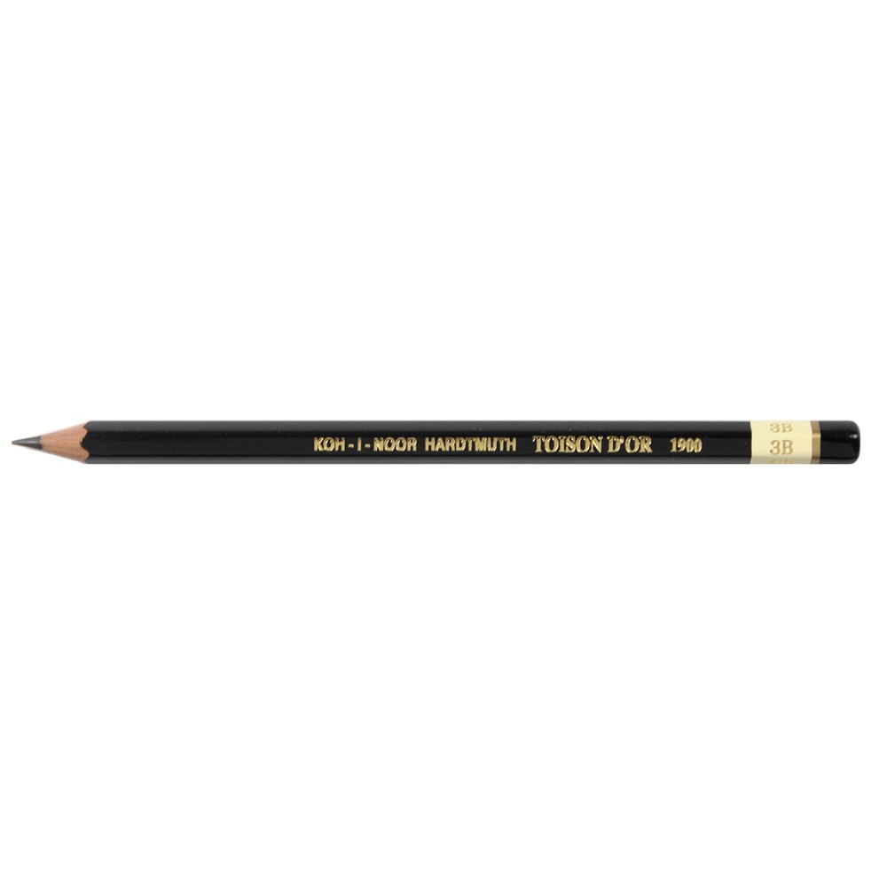 Koh-I-Noor : Toison d'Or : Crayons Graphite 1900 : 3B